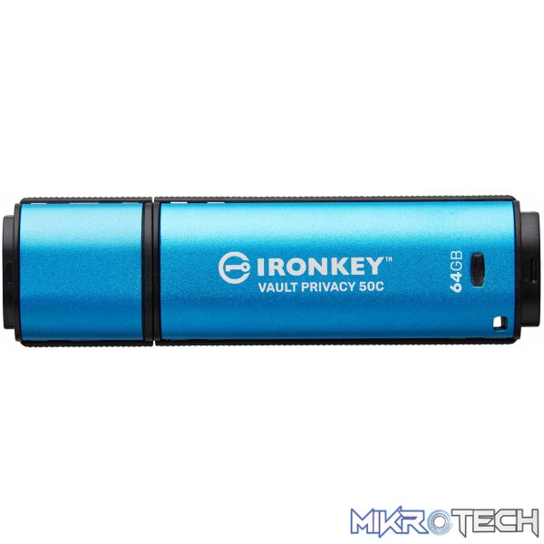 Kingston IronKey Vault Privacy 50 USB Type-C 64GB Flash Drive - Image 3