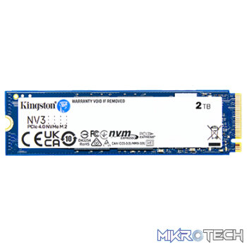 Kingston NV3 2TB PCIe Gen4 NVMe M.2 SSD (2280)