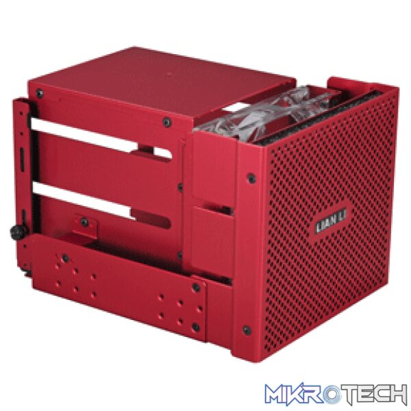 Lian Li EX-33R1 All Red Aluminum HDD cage (3x HDD) Lian Li EX-33R1 All Red Aluminum HDD cage (3x HDD)