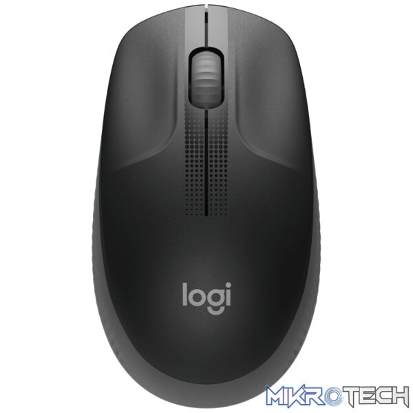 Logitech M190 full-size Wireless mouse - Black/Charcoal Logitech M190 full-size Wireless mouse - Black/Charcoal