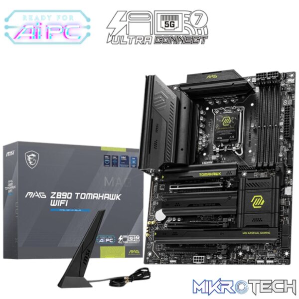 MSI MAG Z890 TOMAHAWK WIFI Intel LGA1851 ATX Gaming Motherboard MSI MAG Z890 TOMAHAWK WIFI Intel LGA1851 ATX Gaming Motherboard