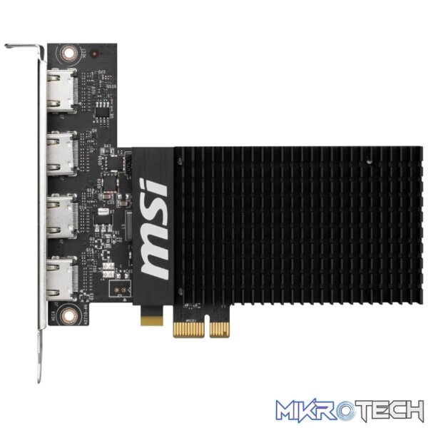 MSI Nvidia GeForce GT 710 2GD3H 2GB 64-BIT 4x HDMI Graphics Card - Image 2