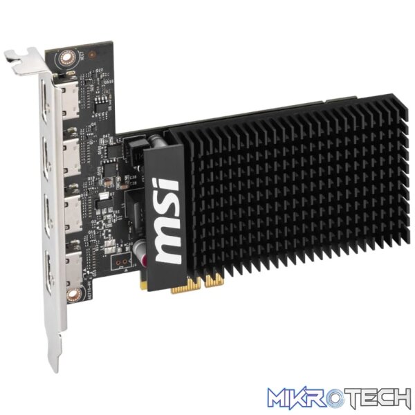 MSI Nvidia GeForce GT 710 2GD3H 2GB 64-BIT 4x HDMI Graphics Card - Image 3