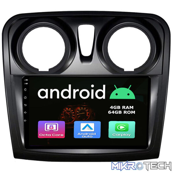 Navtech KK-6002 Renault Sandero 2014-2021 OEM 9" Carplay & Android Auto Media Player Navtech KK-6002 Renault Sandero 2014-2021 OEM 9" Carplay & Android Auto Media Player