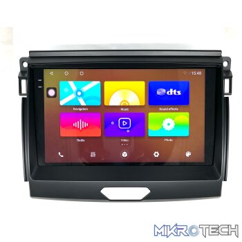 Navtech NAV9HI 9" Radio and Ford Ranger T7 2018+ Trimplate and Harness
