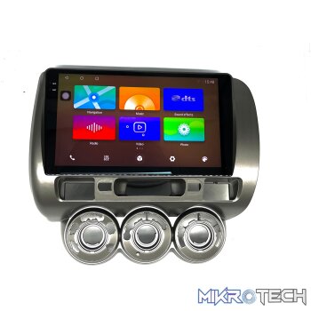 Navtech NAV9HI 9" Radio and Honda Jazz 2002-08 Trimplate and Harness
