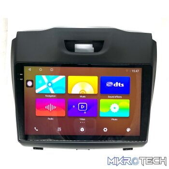 Navtech NAV9HI 9" Radio and Isuzu D Max 2006-11 Trimplate and Harness