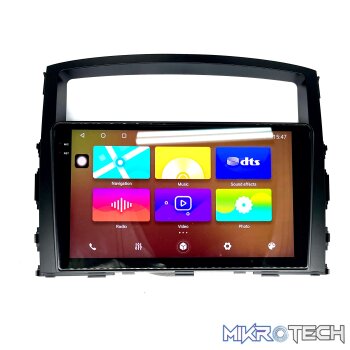 Navtech NAV9HI 9" Radio and Mitsubishi Pajero 2004-06+ Trimplate and Harness