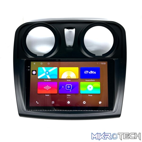 Navtech NAV9HI 9" Radio and Renault Sandero Trimplate and Harness Navtech NAV9HI 9" Radio and Renault Sandero Trimplate and Harness
