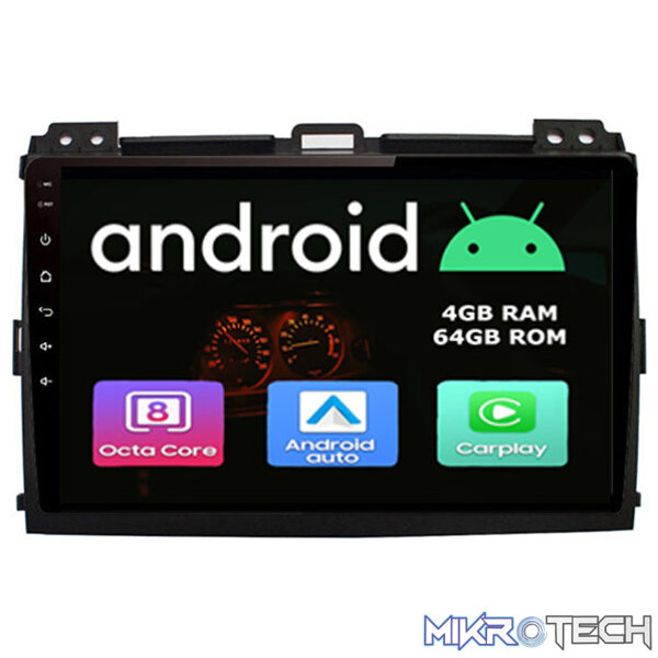 Navtech OEM Toyota Prado 9" Inch 2003-2009 High Spec Android Auto and Apple Carplay Radio Navtech OEM Toyota Prado 9" Inch 2003-2009 High Spec Android Auto and Apple Carplay Radio