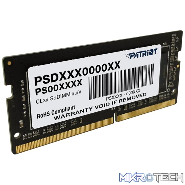 Patriot Signature Line 8GB 2400MHz DDR4 Dual Rank SODIMM Notebook Memory - Image 3