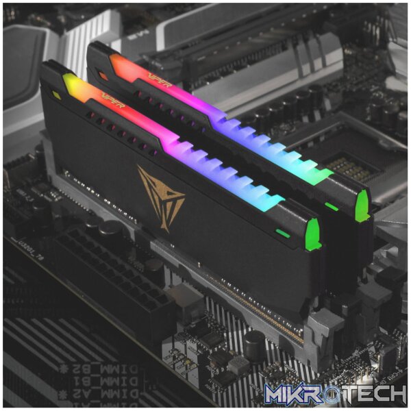 Patriot Vipersteel 32GB KIT (2x16GB) 3600MHz DDR4 Desktop Gaming Memory RGB - Image 5