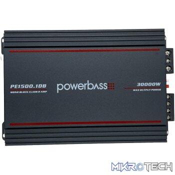 Powerbass PE1500.1DB 30000W Monoblock Amplifier