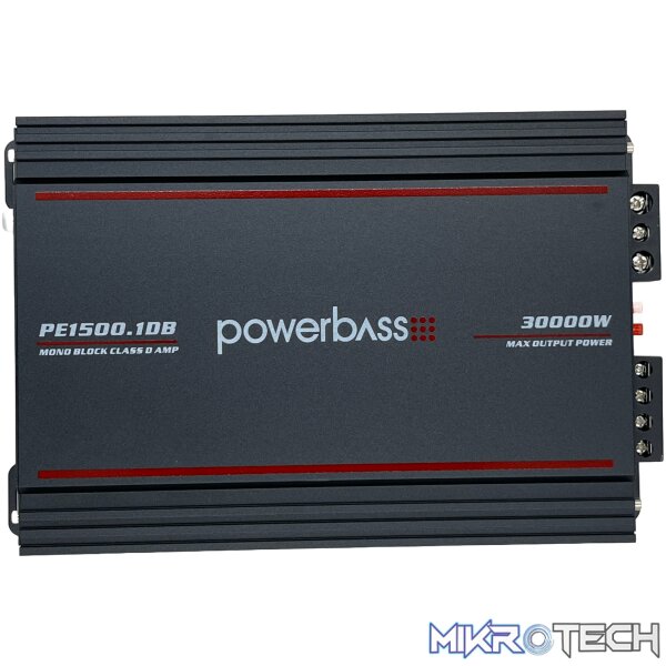 Powerbass PE1500.1DB 30000W Monoblock Amplifier Powerbass PE1500.1DB 30000W Monoblock Amplifier