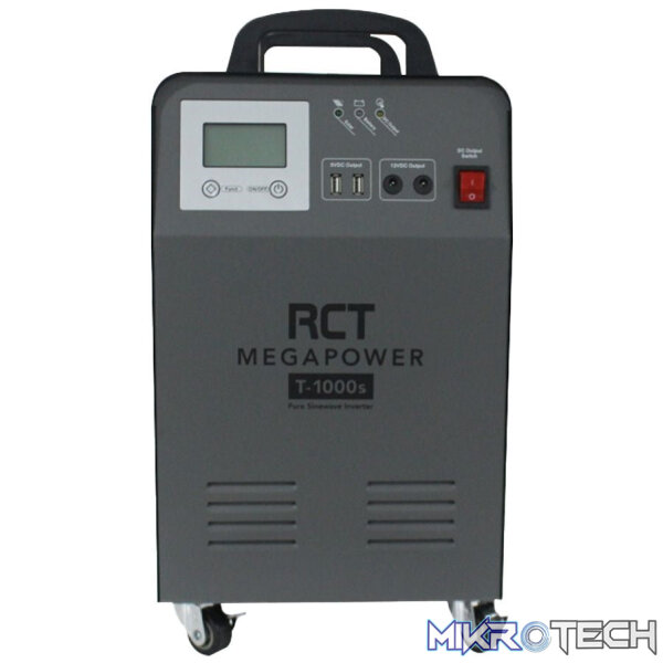 RCT MegaPower RCT-MP-T1000S 1KVA/1000W Inverter Trolley With 1 x 100AH Battery RCT MegaPower RCT-MP-T1000S 1KVA/1000W Inverter Trolley With 1 x 100AH Battery