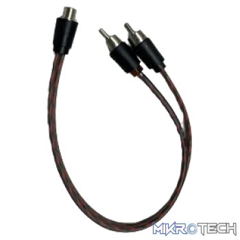Radiant 2 Male-1 Female RCA Splitter Cable