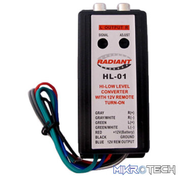 Radiant HL-01 2ch Remote Hi-Low Converter