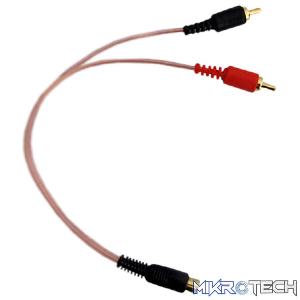 Radiant RAD2M1F RCA-Y Splitter 1 Female - 2 Males Radiant RAD2M1F RCA-Y Splitter 1 Female - 2 Males