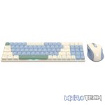 Redragon BS8772 Wireless Keyboard and Mouse Combo - Cream/Blue - Image 3