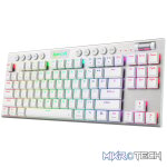 Redragon K621W HORUS PRO RGB TKL RGB Mechanical Gaming Keyboard - White - Image 3