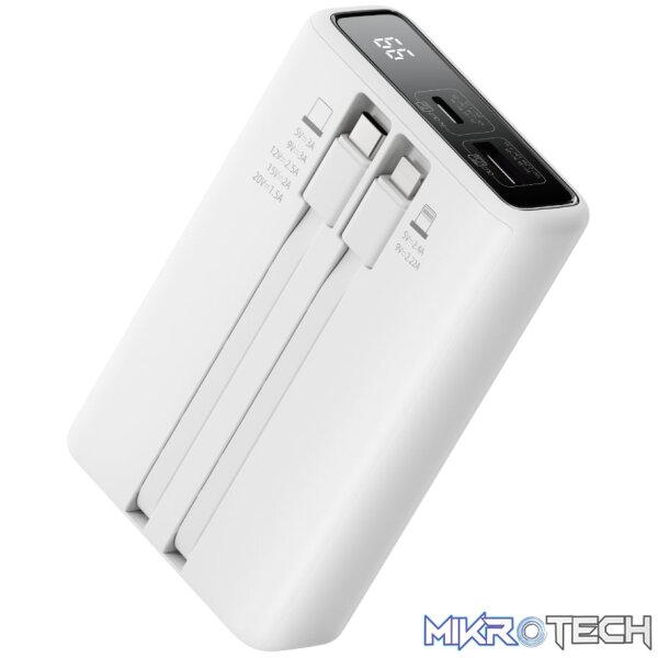 Romoss PAC20 20000mAh 22.5W Fast Charge Power Bank – White - Image 2