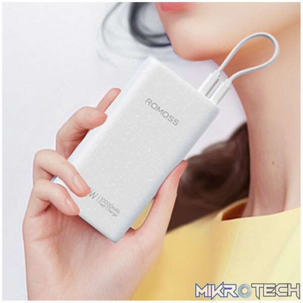 Romoss PHA10 10000mAh 22.5W Fast Charge Power Bank – Grey - Image 4