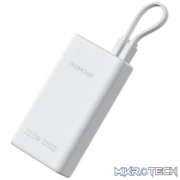 Romoss PHA10 10000mAh 22.5W Fast Charge Power Bank – Grey