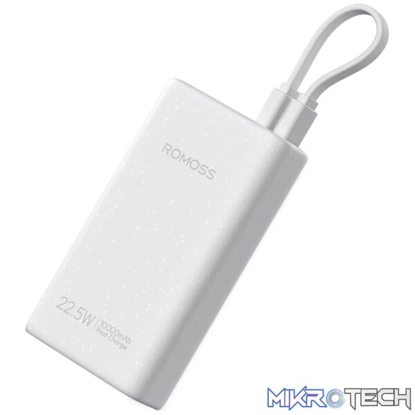 Romoss PHA10 10000mAh 22.5W Fast Charge Power Bank – Grey Romoss PHA10 10000mAh 22.5W Fast Charge Power Bank – Grey