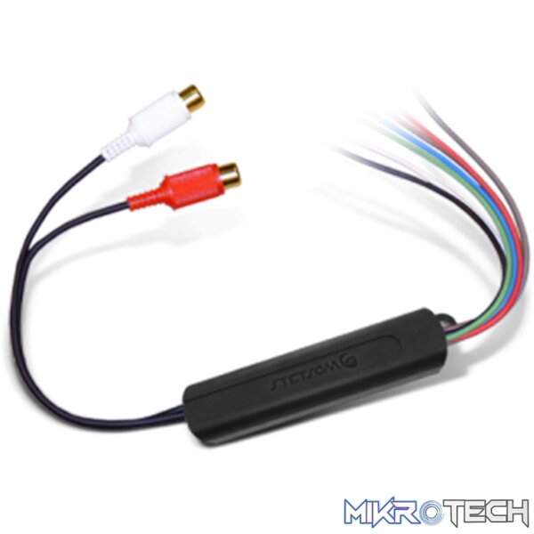 Stetsom ST6000 RCA Hi-Low Converter with Remote Wire Stetsom ST6000 RCA Hi-Low Converter with Remote Wire