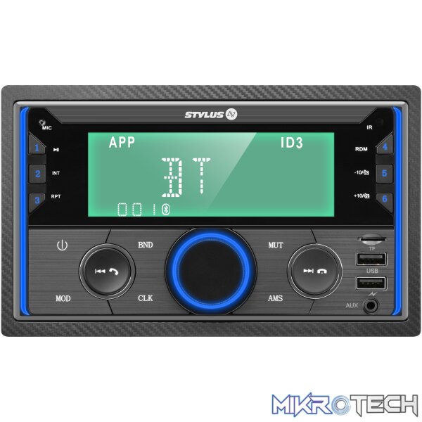 Stylus CAV9010DCKBT Bluetooth/USB Double Din Radio Stylus CAV9010DCKBT Bluetooth/USB Double Din Radio