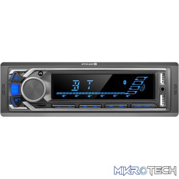 Stylus MA090DCKBT Bluetooth/USB Fixed Face Single Din Radio