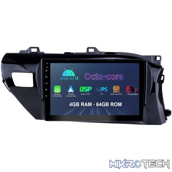 Stylus STY-TOYOTA-11 Hilux 10" Carplay/AndroidAuto Double Din Radio