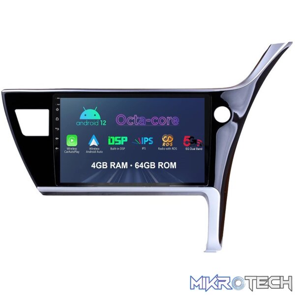 Stylus STY-TOYOTA-18 Corolla 2017-21 Carplay/AndroidAuto Double Din Radio Stylus STY-TOYOTA-18 Corolla 2017-21 Carplay/AndroidAuto Double Din Radio