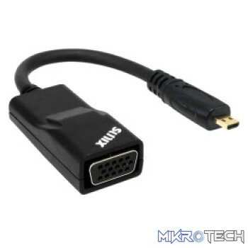 Sunix H2V57C0 Micro-HDMI (HDMI-D) to VGA Adapter