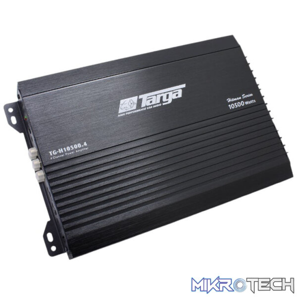 Targa TG-H10500.4 Hitman Series 10500w 50rms x 4 Channel Amplifier Targa TG-H10500.4 Hitman Series 10500w 50rms x 4 Channel Amplifier