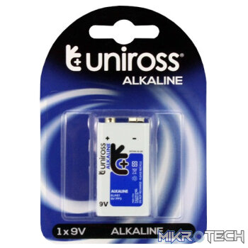 Uniross Alkaline 9V Battery