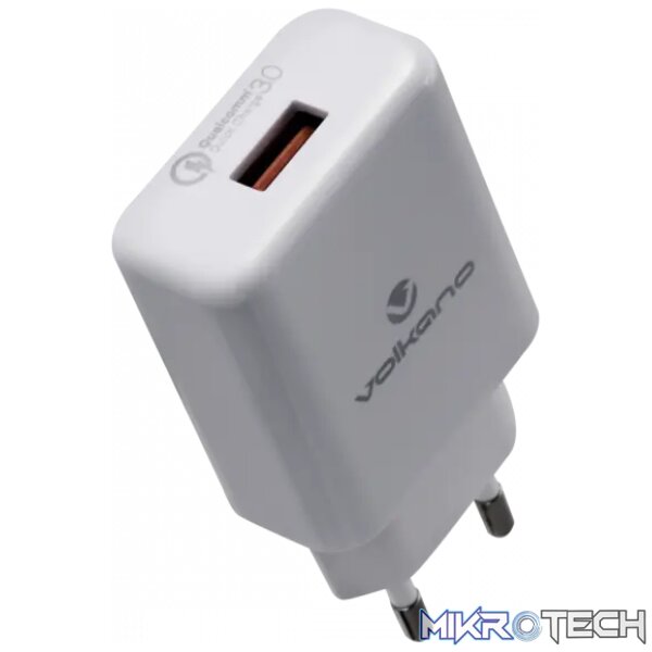 Volkano Electro Series QC 3.0 Quick Charger Volkano Electro Series QC 3.0 Quick Charger