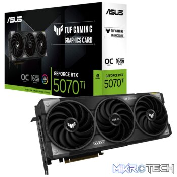ASUS TUF Gaming GeForce RTX 5070 Ti 16GB GDDR7 OC Edition Graphics Card  TUF-RTX5070TI-O16G-GAMING