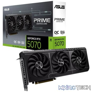 ASUS PRIME GeForce RTX 5070 12GB GDDR7 OC Edition Graphics Card  PRIME-RTX5070-O12G