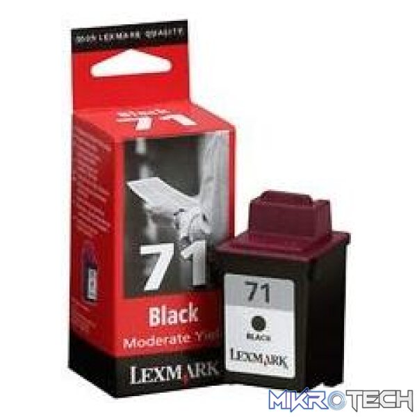 15mx971bp Lexmark No 71 Mod. Blk Print Cartridge - Image 1