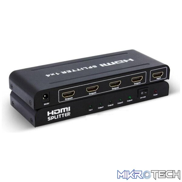 1 In 4 Out Hdmi 4K Splitter Box - Image 2