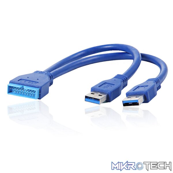 3usb01 Usb3.0 (M) Mbd To 2 X (M) 0.2Cm - Image 1