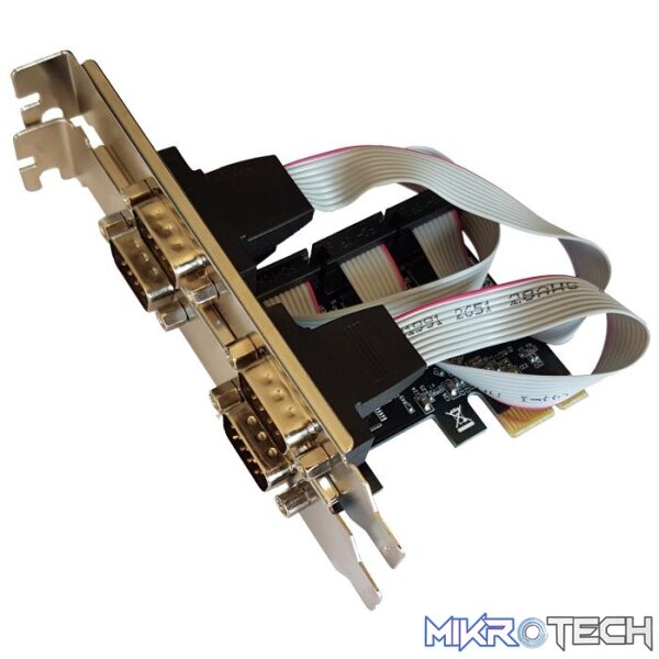 4sip-e 4 Port Serial Pci-E Card - Image 1