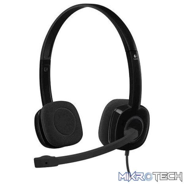 981-000589 Logitech Headset H151 Stereo Noise Cance - Image 1