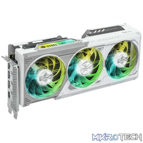 ASRock Intel Arc B580 Steel Legend OC 12GB GDDR6 192-BIT Graphics Card - Image 3