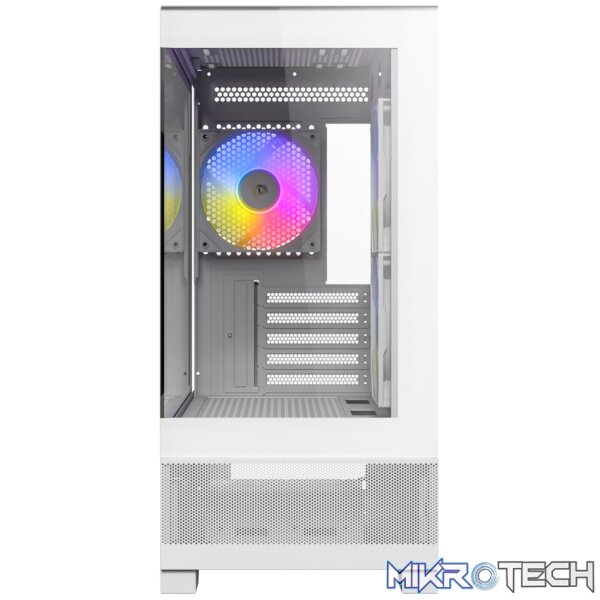 Antec CX500M Micro-ATX | ITX RGB Mini-Tower Gaming Chassis Type-C - White - Image 2