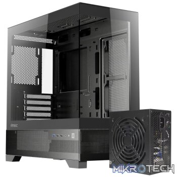 Antec CX500M Gaming Chassis and Atom V550 Power Supply Starter Combo