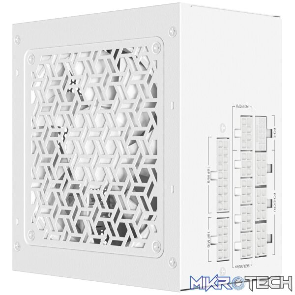 Antec GSK 850W GEN5 ATX3.1 and PCIE5.1 80 Plus Gold Fully Modular White - Image 3
