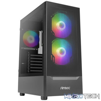 Antec NX410 V2 ATX | Micro-ATX | ITX ARGB Mid-Tower Gaming Chassis - Black