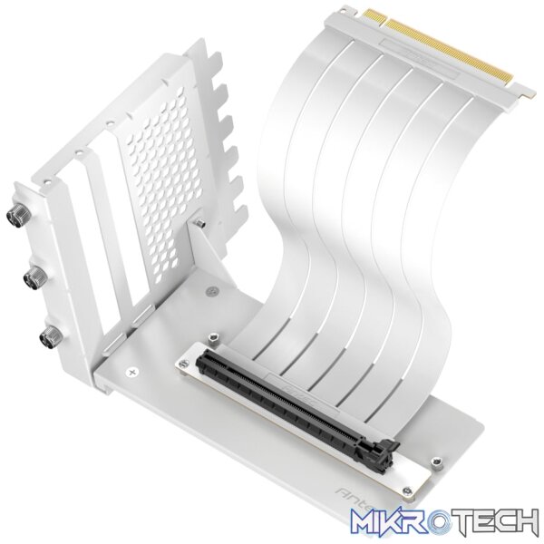 Antec RTX40 PCIe4.0 Riser Cable Vertical Bracket Kit - White Antec RTX40 PCIe4.0 Riser Cable Vertical Bracket Kit - White